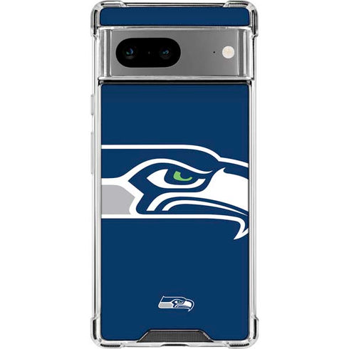 NFL Seattle Seahawks Large Logo Google Pixel 7a Clear Case
